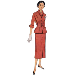 1950ér vintage nederdel og jakke Simplicity snitmønster S9675