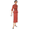 1950ér vintage nederdel og jakke Simplicity snitmønster S9675