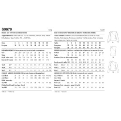 Bluse m/åben skulder Simplicity snitmønster S9679