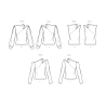Bluse m/åben skulder Simplicity snitmønster S9679