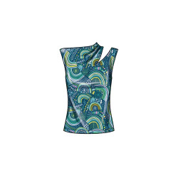 Bluse m/åben skulder PLUSMODE  Simplicity snitmønster S9680