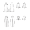 Nederdel bukser og shorts Simplicity snitmønster S9682