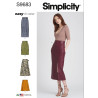  Nederdel  også plusmode Simplicity snitmønster S9683