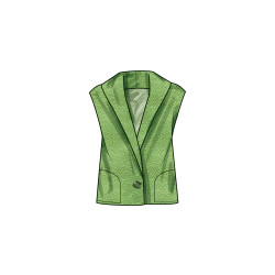 Unisex jakke han/hende også pusmode   Simplicity snitmønster S9692 A