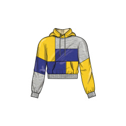 Jogging sæt Hoodie og bukser Simplicity snitmønster S9695 A