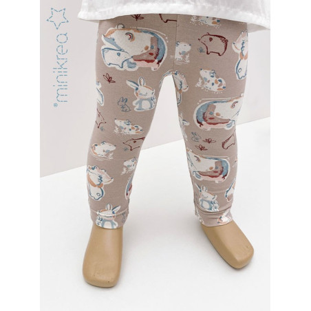 Unisex baby leggings Minikrea snitmønster 120