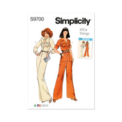 1970´vintage Jumpsuit også plusmode Simplicity snitmønster 9700