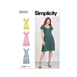 Kjole  Simplicity snitmønster 9703