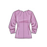 Bluse m/høj hals Simplicity snitmønster 9705 easy