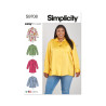 Storskjorte plusmode Simplicity snitmønster 9708 easy