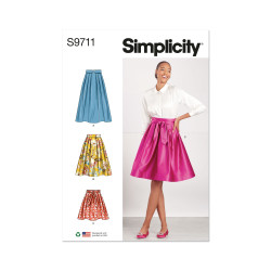 Nederdel Simplicity snitmønster 9711