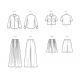 Skjorte og bukser også plusmode Simplicity snitmønster 9715