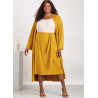Cardigan top og nederdel plusmode Simplicity snitmønster 9717 easy