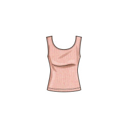 Cardigan top og nederdel plusmode Simplicity snitmønster 9717 easy