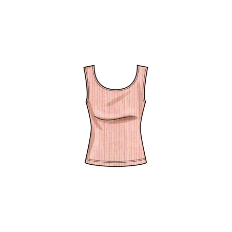 Cardigan top og nederdel plusmode Simplicity snitmønster 9717 easy