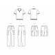Poloshirt og bukser Simplicity snitmønster 9718