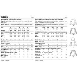 Kemo bluse og Hoddie Simplicity snitmønster 9723 A