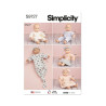 Dukketøj til 38 cm dukke Simplicity snitmønster 9727 os