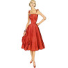 1950´vintage Kjole og bolero Simplicity snitmønster 9738