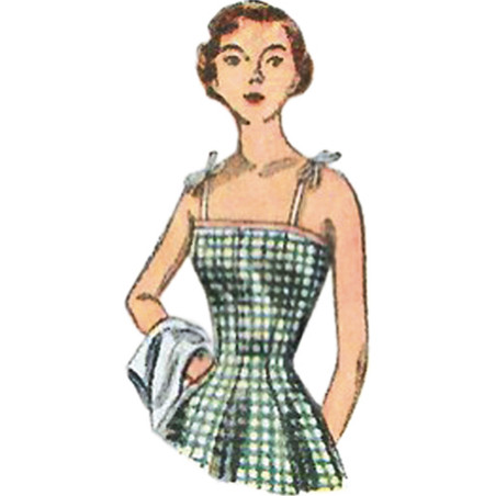 1950´vintage Kjole og bolero Simplicity snitmønster 9738