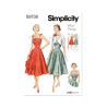 1950´vintage Kjole og bolero Simplicity snitmønster 9738