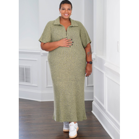 Kjole plusmode Simplicity snitmønster 9741