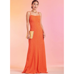 Kjole m/stropper også plusmode  Simplicity snitmønster 9745