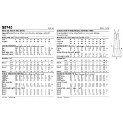 Kjole m/stropper også plusmode  Simplicity snitmønster 9745