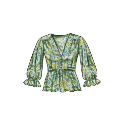 Bluse Simplicity snitmønster 9748