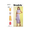Bluse og nederdel  Simplicity snitmønster 9757 A