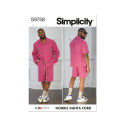 Herreskjorte og shorts også Simplicity snitmønster 9758