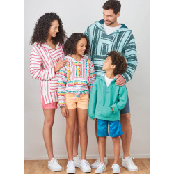 Hoddie til hele familien Simplicity snitmønster 9759 A