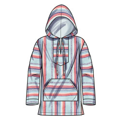 Hoddie til hele familien Simplicity snitmønster 9759 A