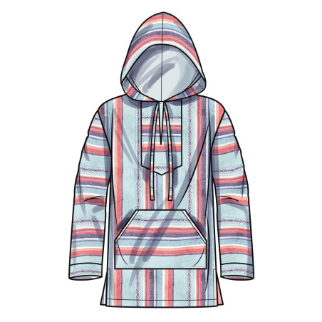 Hoddie til hele familien Simplicity snitmønster 9759 A