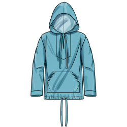 Hoddie til hele familien Simplicity snitmønster 9759 A