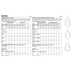 Hoddie til hele familien Simplicity snitmønster 9759 A