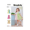 Pigekjole gennemknappet Simplicity snitmønster 9760 A