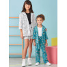 Pige tøj jakke bukser og shorts Simplicity snitmønster 9762