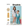 Pige tøj jakke bukser og shorts Simplicity snitmønster 9762