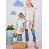 Forklædekjole/forklæde  mor/barn Simplicity snitmønster 9767 A easy