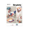 The hætte og grydelapper Simplicity snitmønster 9773 os