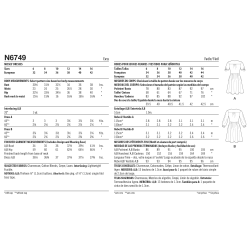 Kjole New look snitmønster N6749 easy