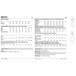 Hel lang kjole New look snitmønster easy N6751