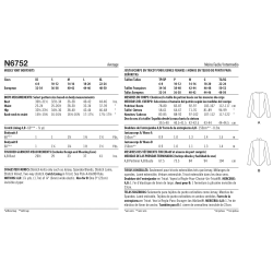 Bodysuits New look snitmønster N6752
