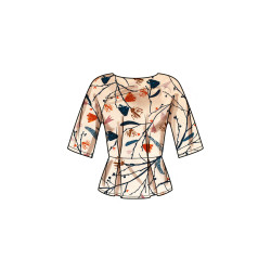 Bluse med skørt New look snitmønster N6753 easy