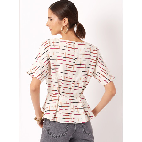 Bluse med skørt New look snitmønster N6753 easy