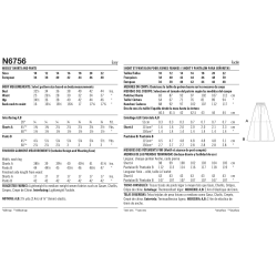 Shorts og bukser New Look snitmønster easy N6756