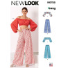 Kort top og bukser New look snitmønster N6758 easy