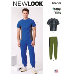 T-shirt og joggingbukser herre/drengetøj New look snitmønster N6760 easy