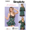 Kåbe og lingeri også plusmode  Simplicity snitmønster S9802